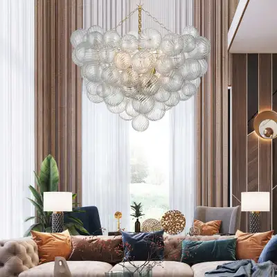 Modern Bubbles Chandelier Blown Glass Chandelier 02