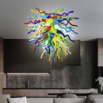 Chihuly Glass Chandelier Hand Blown Chandelier(Multi Colors)