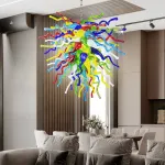 Chihuly Glass Chandelier Hand Blown Chandelier(Multi Colors)