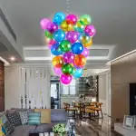 Glass Bubble Chandelier Chihuly Style Chandelier(Colorful)