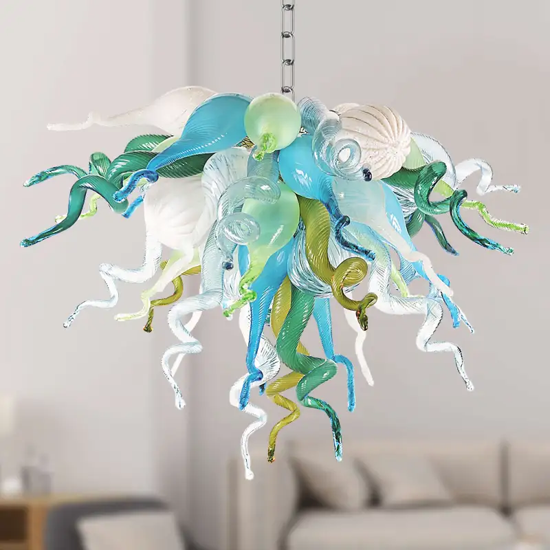 Chihuly Style Chandelier Hand Blown Glass Chandelier(Multi Colors)