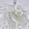 Hand Blown Glass Chandelier Chihuly Style Chandelier For Sale (clear)