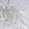 Hand Blown Glass Chandelier Chihuly Style Chandelier For Sale (clear)