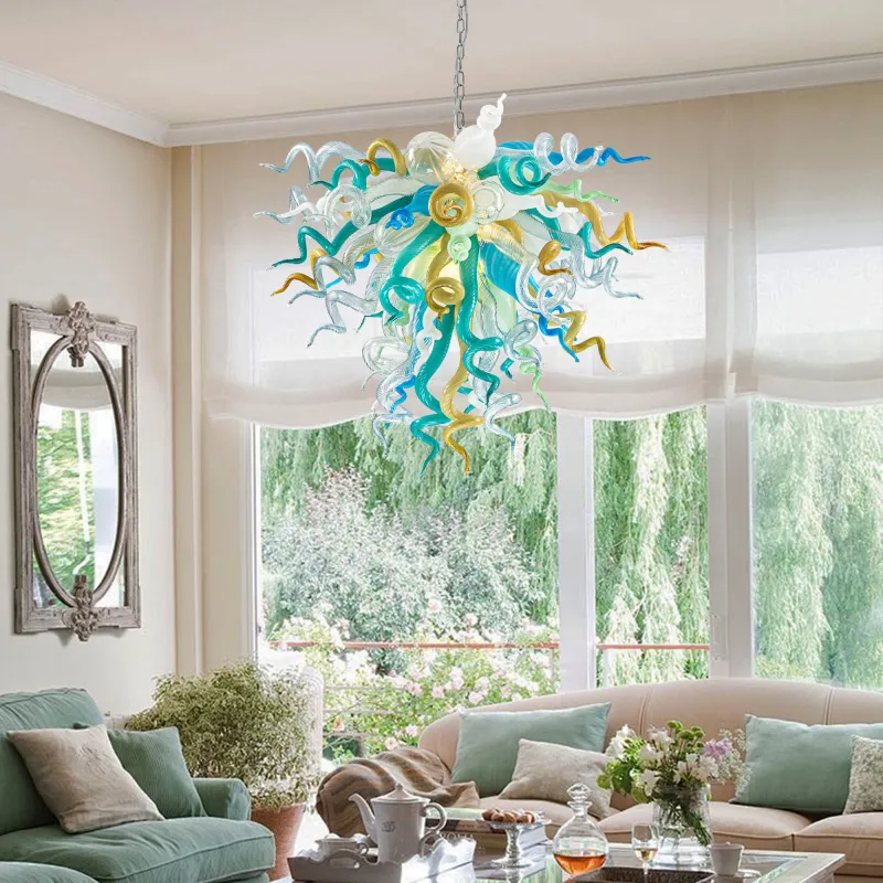 Chihuly Style Chandelier Murano Glass Light Pendant (Multi Color)