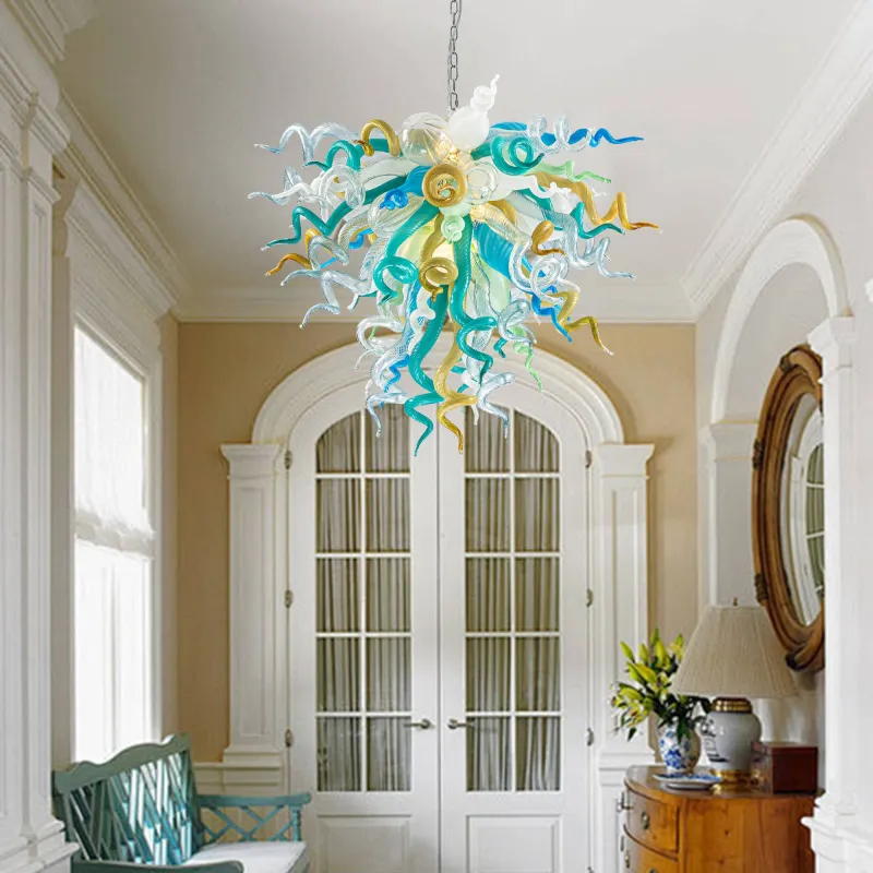 Chihuly Style Chandelier Murano Glass Light Pendant (Multi Color)