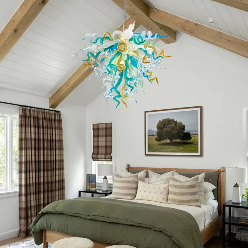 Chihuly Style Chandelier Murano Glass Light Pendant (Multi Color)