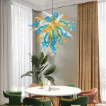 Murano Glass Light Pendant Chihuly Style Chandelier  (Multi Colors) 