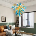 Murano Glass Light Pendant Chihuly Style Chandelier  (Multi Colors) 