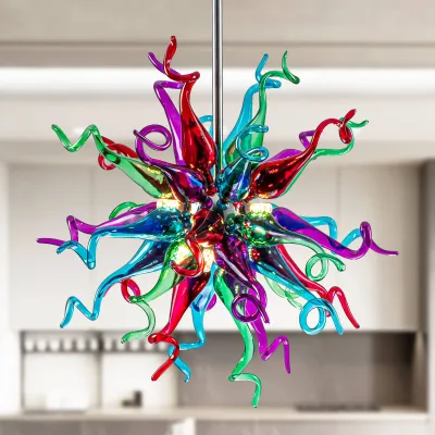 Sputnik Pendant Light Chihuly Style Chandeliers (Multi Colors) 01
