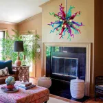 Sputnik Pendant Light Chihuly Style Chandeliers (Multi Colors)