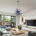 Sputnik Pendant Light Chihuly Style Chandeliers (Multi Colors)