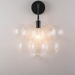 Globe Sconce Black Finish