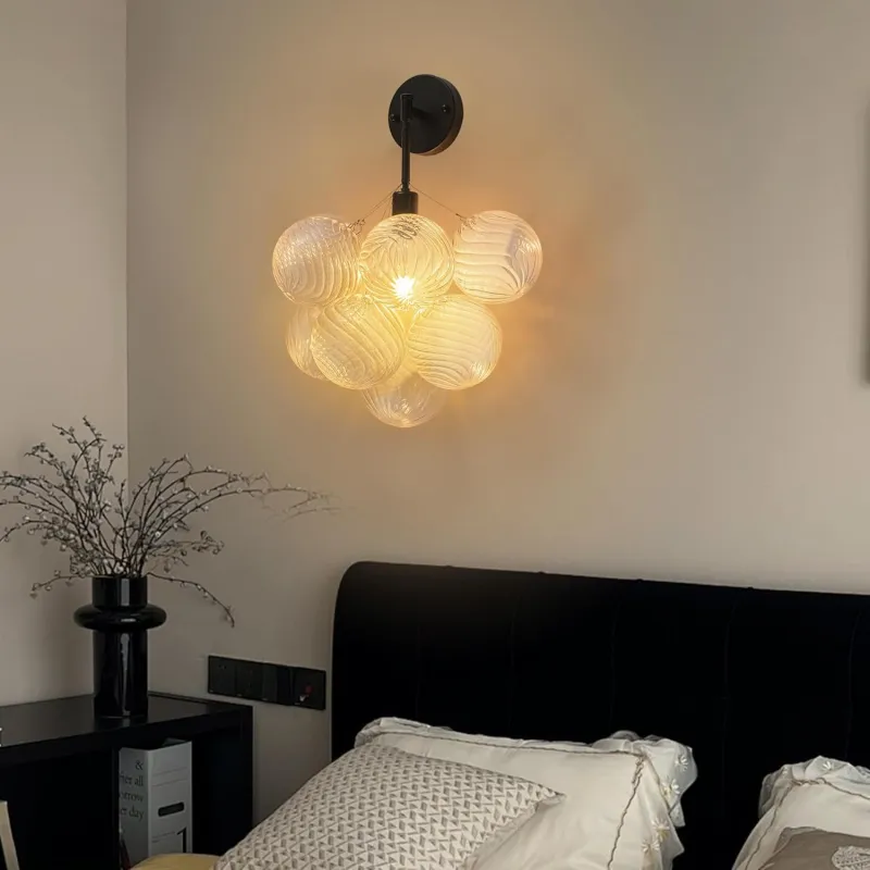 Globe Sconce Black Finish