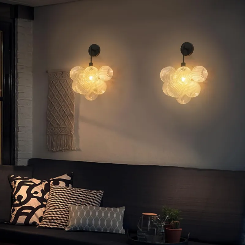 Globe Sconce Black Finish