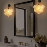 Globe Sconce Black Finish