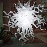 Chihuly Style Chandelier Hand Blown Glass Chandelier (Clear)