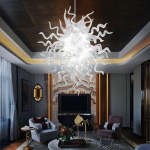 Chihuly Style Chandelier Hand Blown Glass Chandelier (Clear)