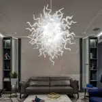 Chihuly Style Chandelier Hand Blown Glass Chandelier (Clear)
