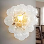 Globe Sconce Glass Globe Wall Lights 14"