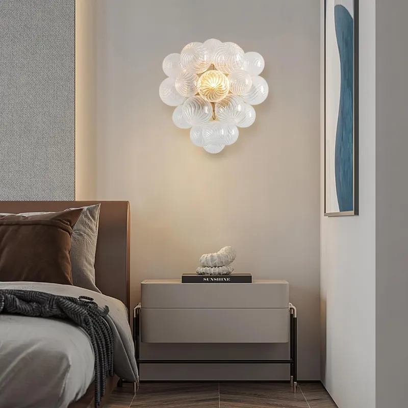 Globe Sconce Glass Globe Wall Lights 14"