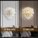 Globe Sconce Glass Globe Wall Lights 14"
