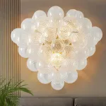 Globe Sconce Glass Globe Wall Lights 23"