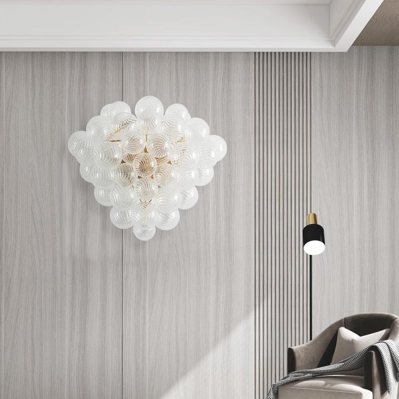 Globe Sconce Glass Globe Wall Lights 23"