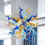 Sputnik Pendant Light Chihuly Style Chandeliers (Multi Colors)
