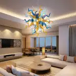 Sputnik Pendant Light Chihuly Style Chandeliers (Multi Colors)