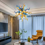 Sputnik Pendant Light Chihuly Style Chandeliers (Multi Colors)