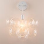 Globe Sconce White Finish
