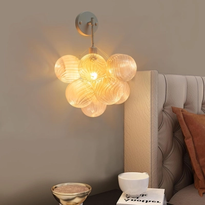 Globe Sconce White Finish 02