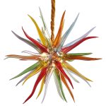 Sputnik Pendant Light Hand Blown Glass Chandelier (Multi Color)