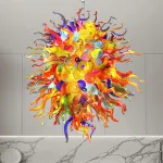 Large Modern Chandeliers For High Ceilings Chihuly Style Chandelier (Multi Colors)