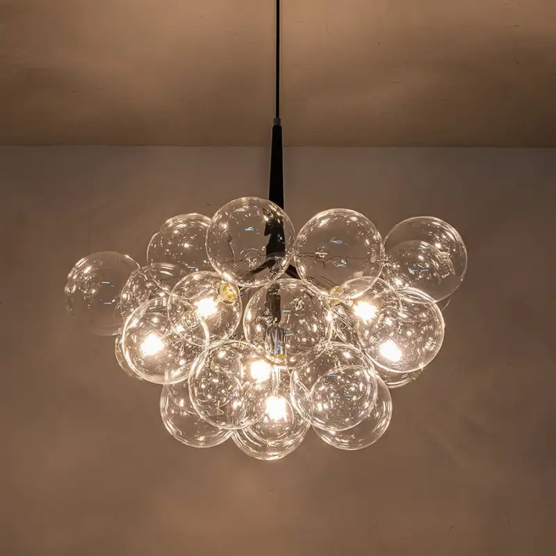 Modern Bubble Chandelier Cluster Style