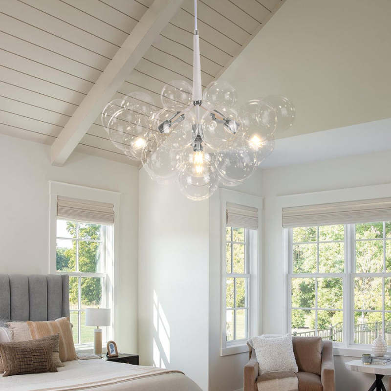 Modern Bubble Chandelier Cluster Style