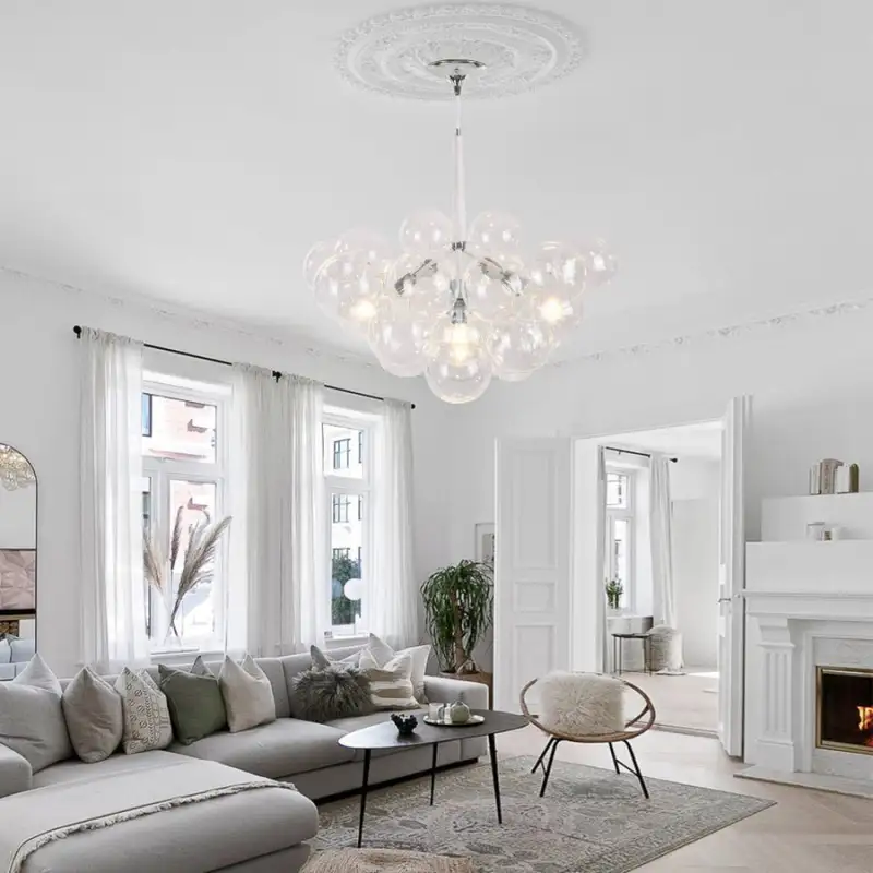 Modern Bubble Chandelier Cluster Style