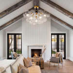 Modern Glass Bubble Chandelier/Semiflush Cluster Style