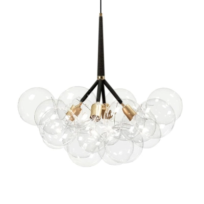 Modern Glass Bubble chandelier Cluster Style 01