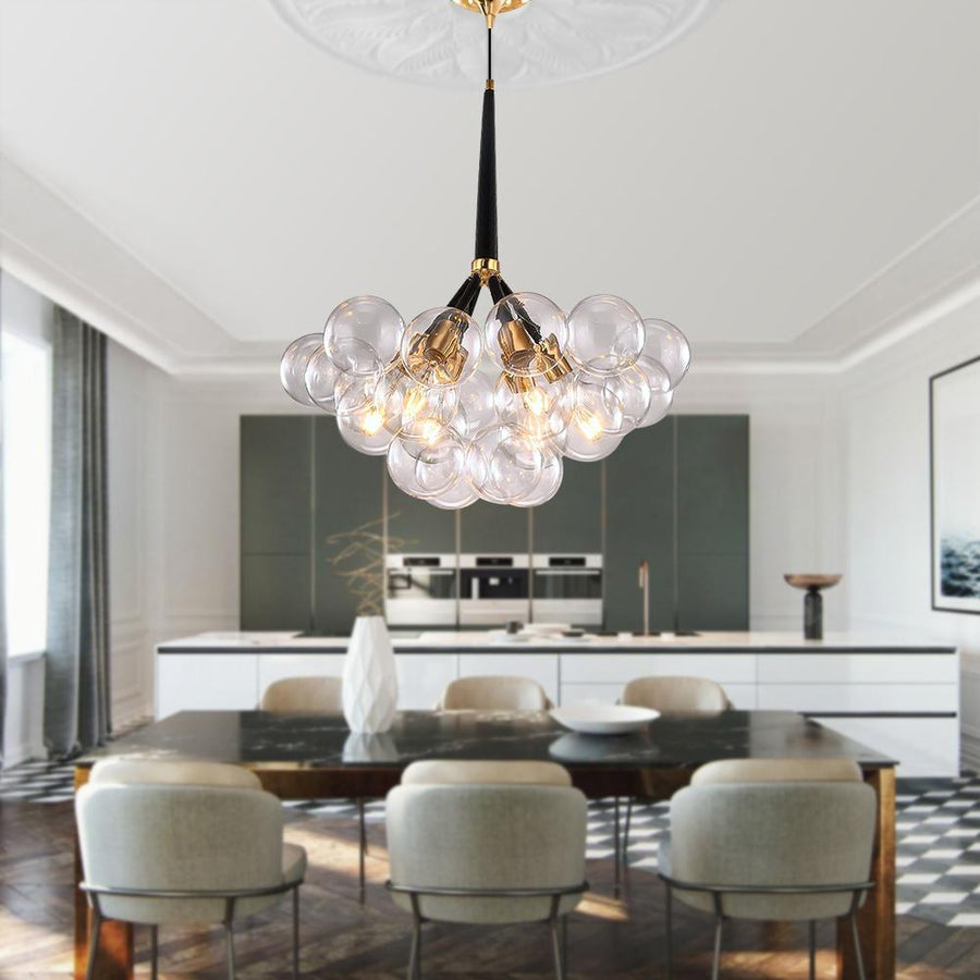 Modern Glass Bubble chandelier Cluster Style