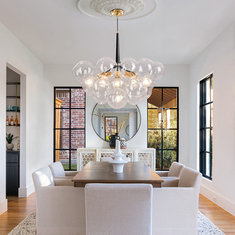 Modern Glass Bubble chandelier Cluster Style