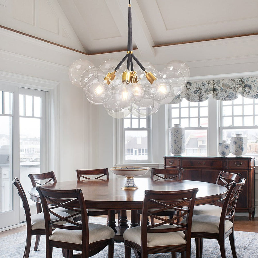 Modern Glass Bubble chandelier Cluster Style