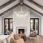 Modern Glass Bubble chandelier Cluster Style