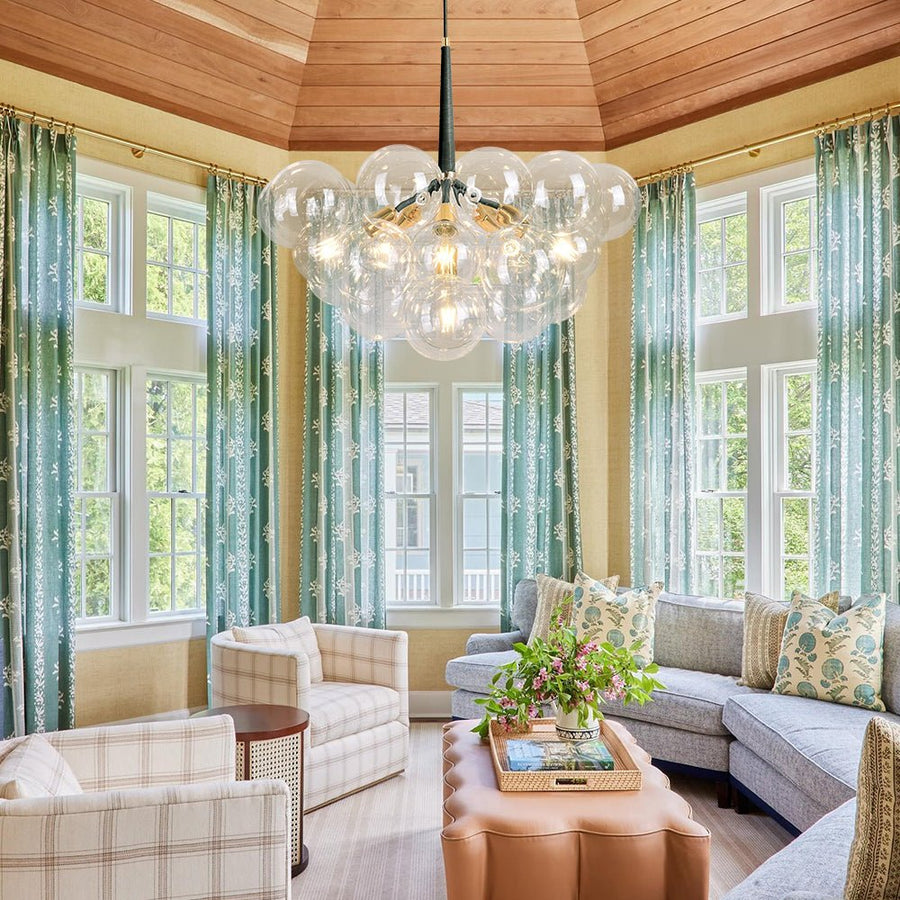 Modern Glass Bubble chandelier Cluster Style