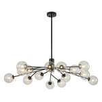 Mid Century Sputnik Glass Globe Bubble Branch Chandelier