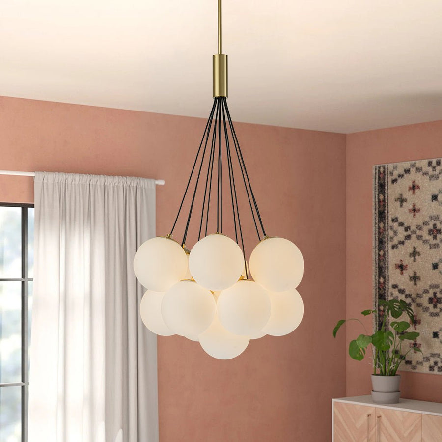 Glass Bubble Chandelier Cloud Style Cluster Bubble Chandelier Pendant Light