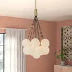 Glass Bubble Chandelier Cloud Style Cluster Bubble Chandelier Pendant Light