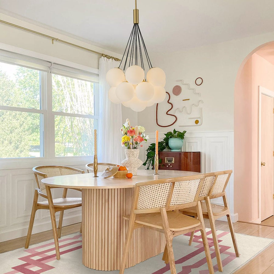 Glass Bubble Chandelier Cloud Style Cluster Bubble Chandelier Pendant Light