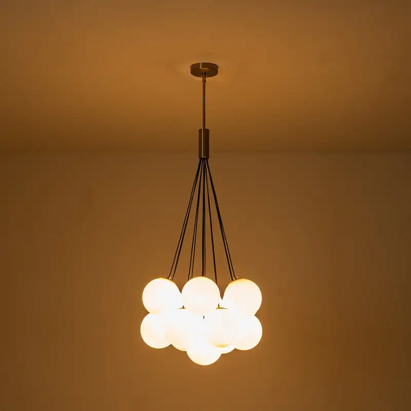 Glass Bubble Chandelier Cloud Style Cluster Bubble Chandelier Pendant Light