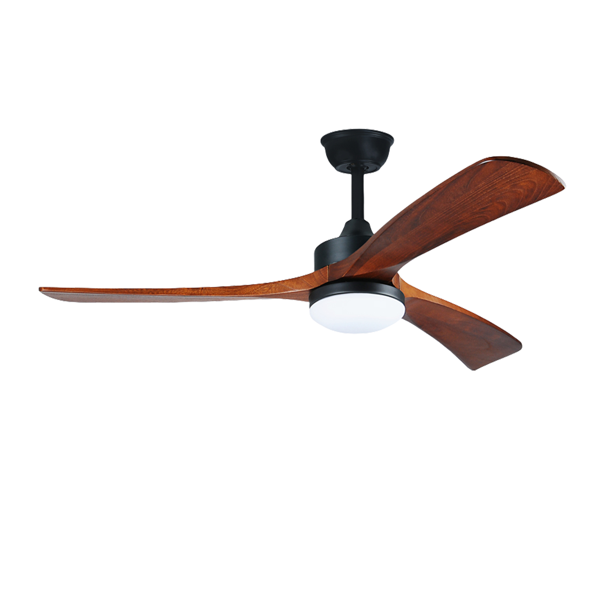 Modern chandeliers ceiling fans with lights dark wood color 56inch